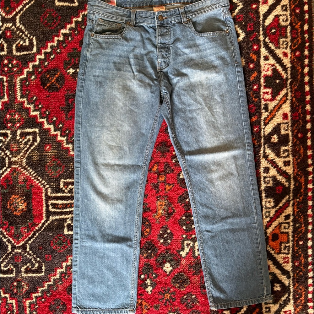 True Religion Light Blue Straight Jeans